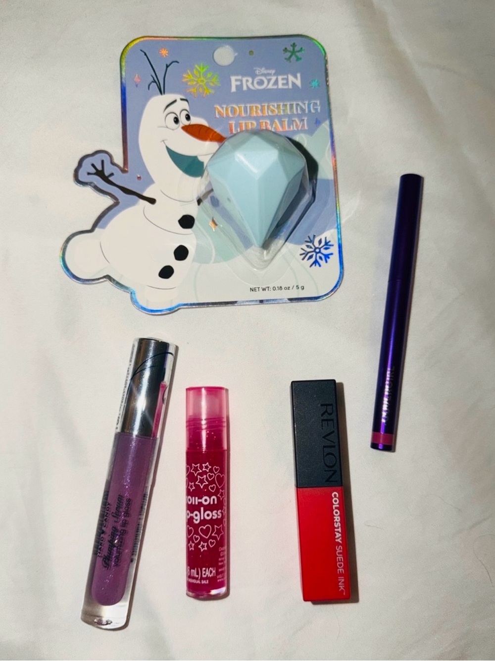 NEW Lip bundle lot x 5 lipstick , lip liner , lip gloss , lip plumper , lip balm